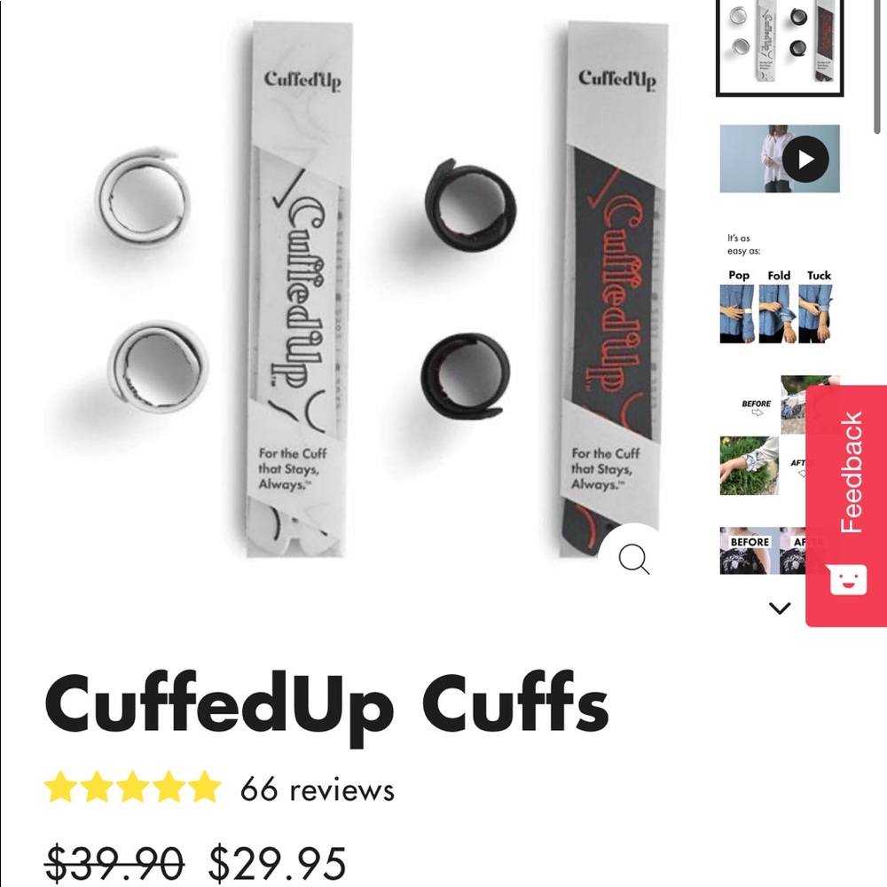 CuffedUp Cuffs - White - Picture 4 of 8